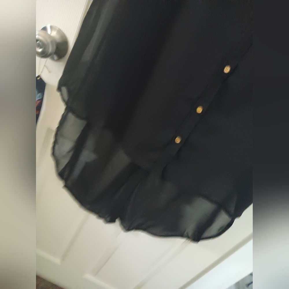 Speed Limit Sleeveless Black Button-Down Dress Sz 3X - Picture 6 of 6